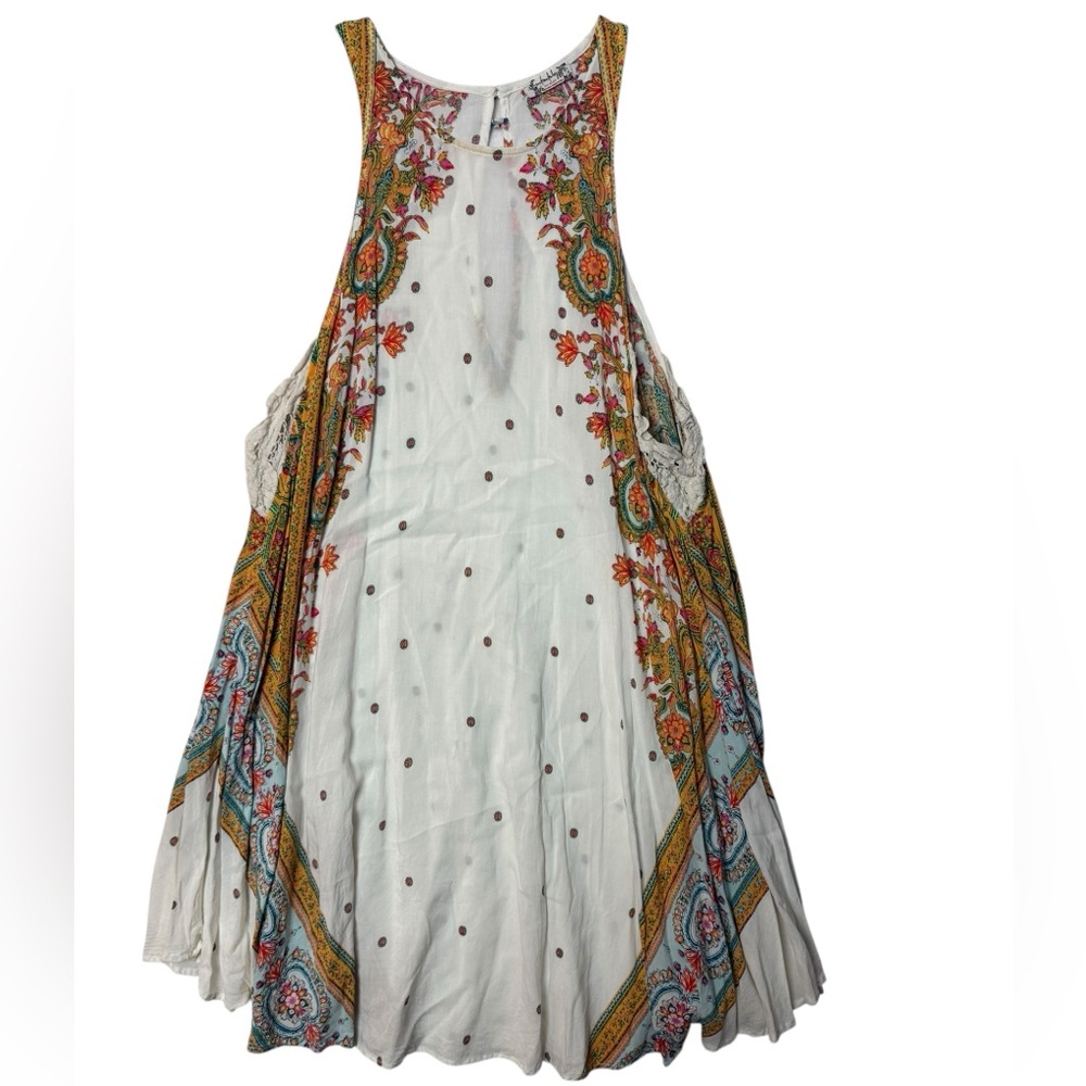Intimately Free People Boho‎ Swing Dress Paisley Floral Print Size S